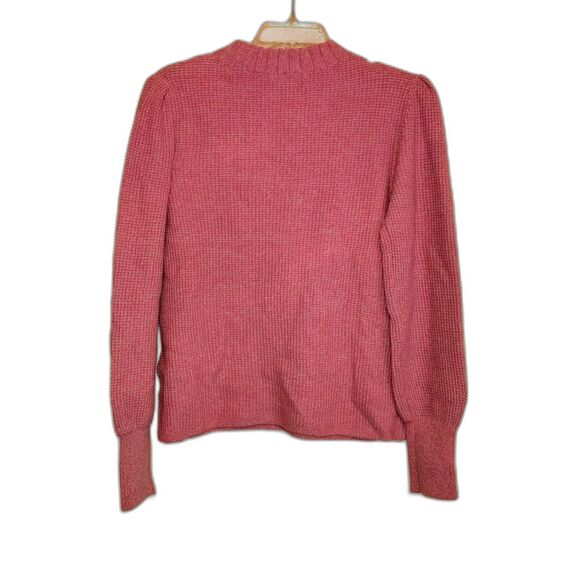 NWT NIC+ZOE Waffle Stitch Sewater Size M Light Pink Small Flaw - Picture 2 of 6